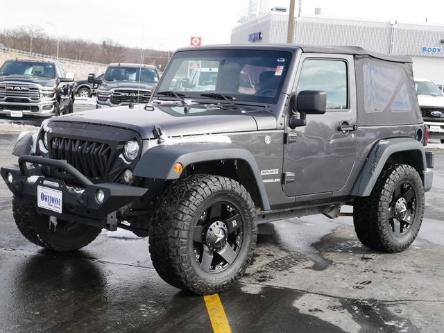 Used 2017 Jeep Wrangler Sport S with VIN 1C4AJWAG3HL525774 for sale in Owatonna, Minnesota