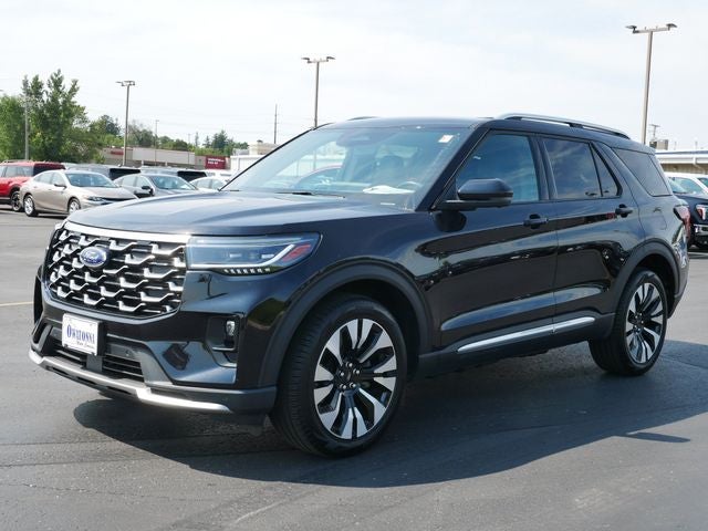 Certified 2025 Ford Explorer Platinum with VIN 1FMUK8HH5SGB65021 for sale in Owatonna, Minnesota