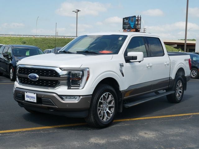 Used 2021 Ford F-150 King Ranch with VIN 1FTFW1E85MFB28461 for sale in Owatonna, Minnesota